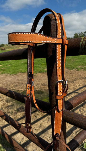 Browband Rough Out Headstall