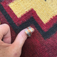 Wylie Secatere Cooper Wrap Ring w/Silver Inlay