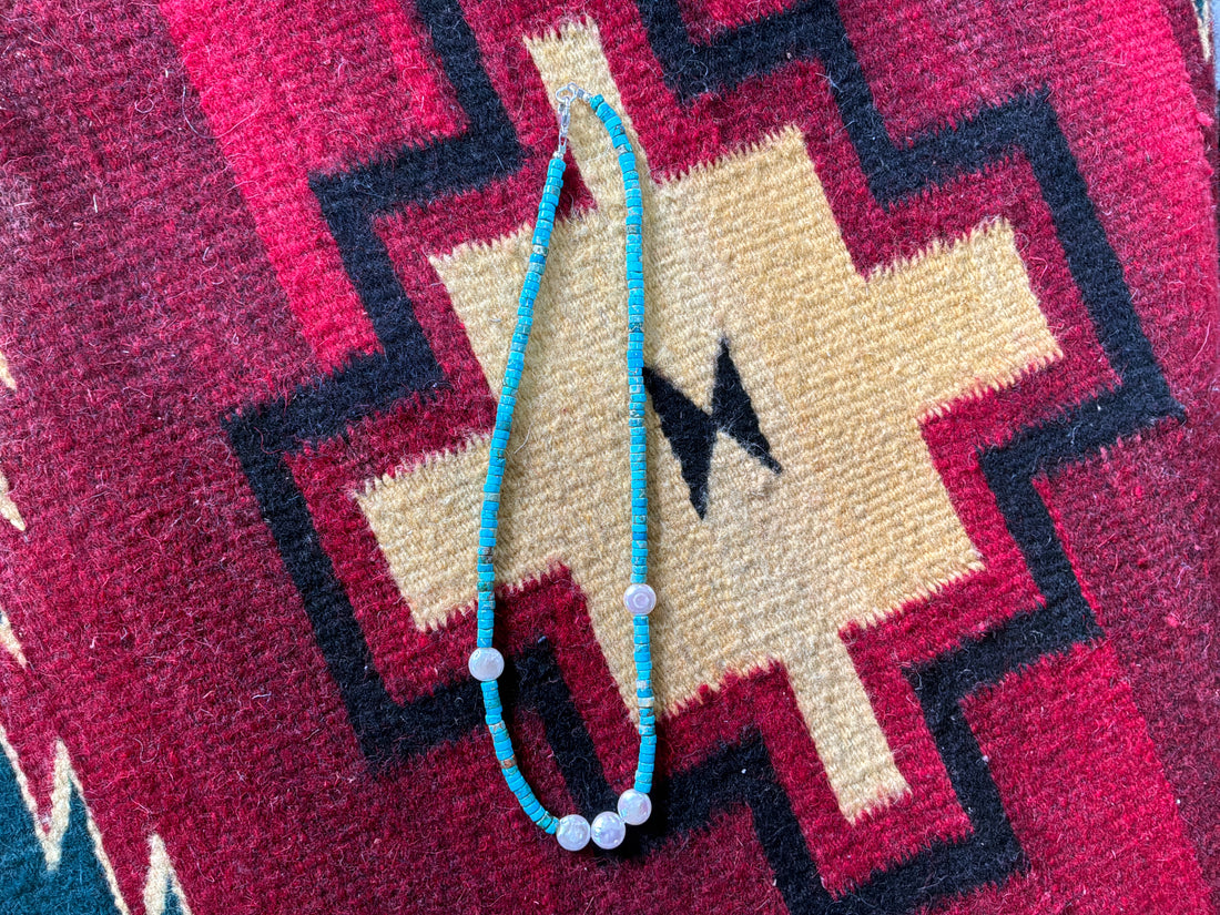 Turquoise and Pearl Strand