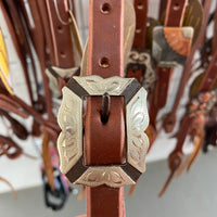 Slot Ear Headstall w/Handmade Buckle