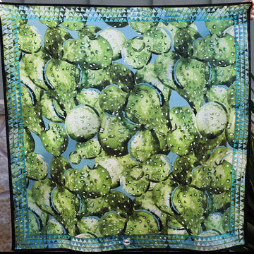 Prickly Pear Silk Wild Rag