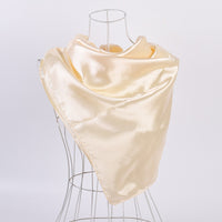 Solid Color Simple Elegant Temperament Retro Scarf