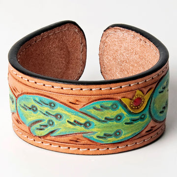 Tooled Leather Cuff