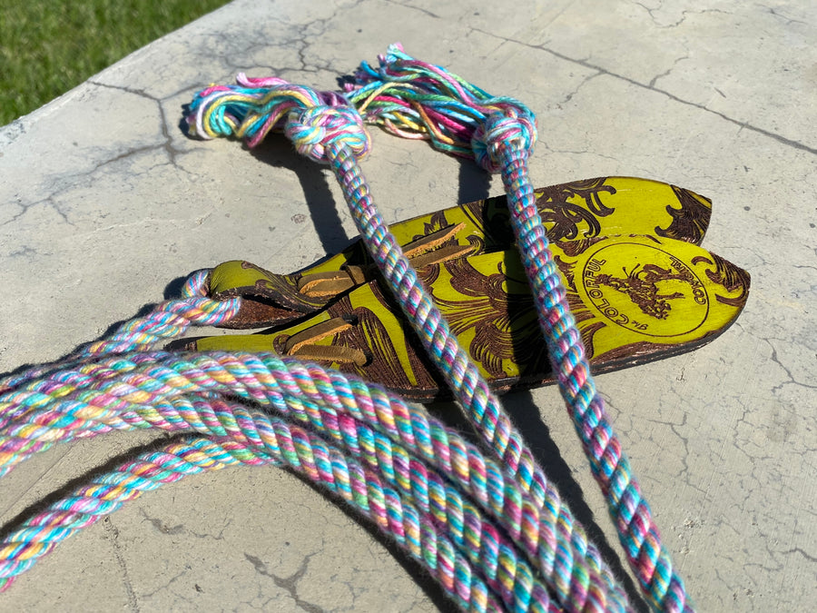 3/8” Cotton Split Reins