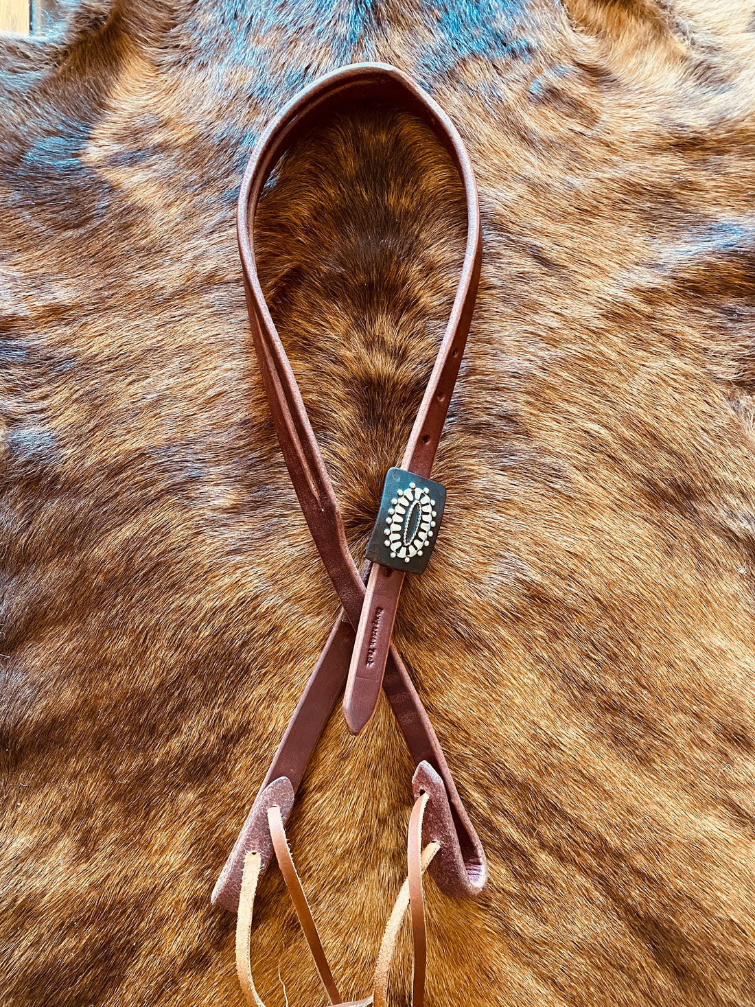 Slot Ear Headstall w/Handmade Buckle