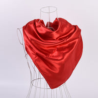 Solid Color Simple Elegant Temperament Retro Scarf