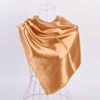 Solid Color Simple Elegant Temperament Retro Scarf